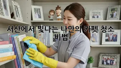서산에서 빛나는 나만의 카펫 청소 비법! ✨